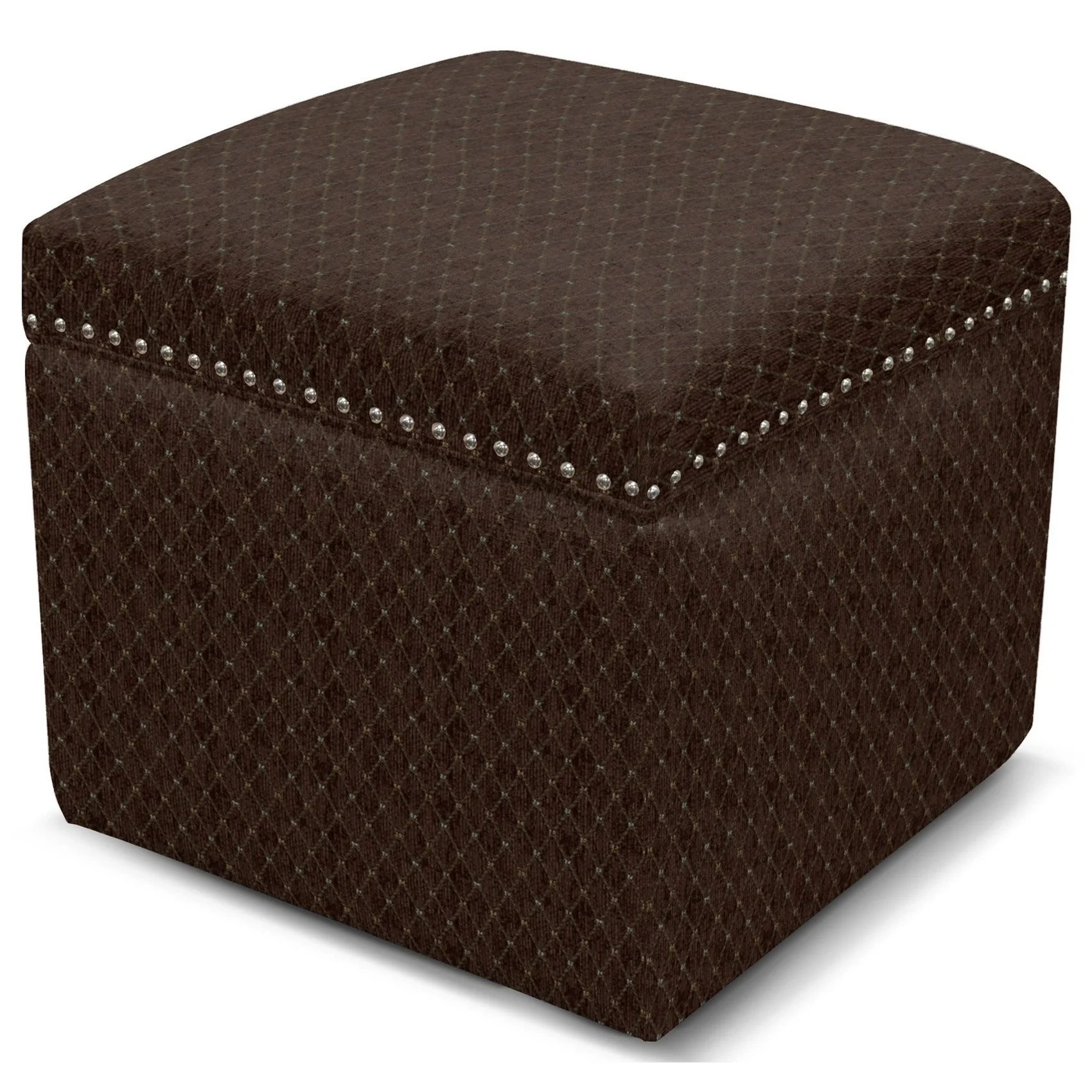 England 2F00/N Series 1306766 Storage Ottoman with Nailhead Trim Dunk